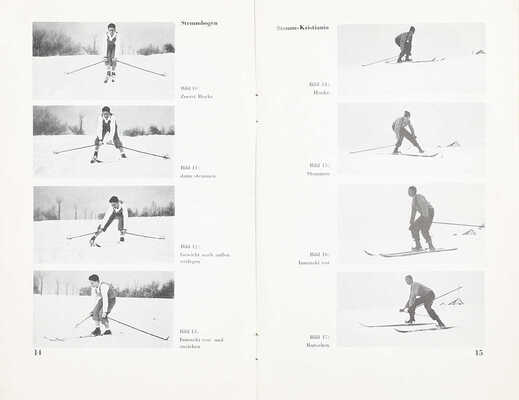 [Глюкер А. Хорошее и безопасное лыжное катание. Последние новости о тренировках и технике катания. Подробное руководство от самого простого до самого сложного упражнения]. Stuttgart: Süddeutsches verlagshaus GMBH, 1931.